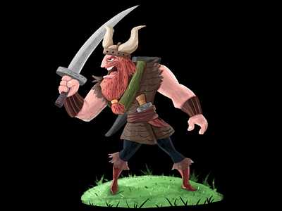Viking character design