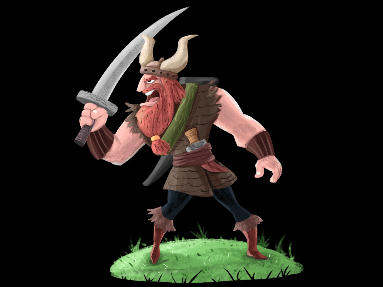 Viking character design by Deepak sharma on Dribbble