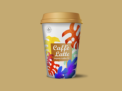 Coffee cup beverage beverage packaging brand branding coffee coffee shop cup package design procreate