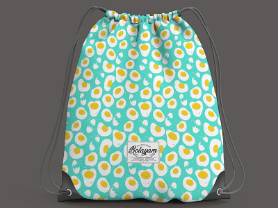 Pattern Design for Drawstring Bag - Fabric Repeat Design brand pattern design drawstring bag fabric design fabric mockup fabric pattern freelance designer illustraion illustration pattern pattern art pattern artist pattern design pattern designer patterning repeat pattern repeating pattern textile pattern textures vector