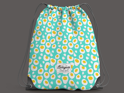 Pattern Design for Drawstring Bag - Fabric Repeat Design