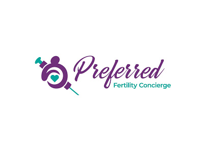 Preferred Fertility Concierge | Branding branding design fertility illustration islandtwig logo logo design medical typography vector
