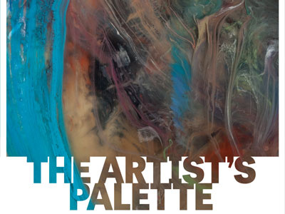 The Artist's Palette Poster Series exhibition fine art museum poster series typography