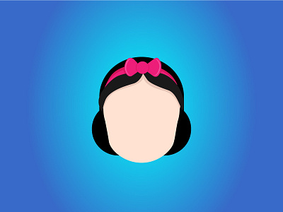 Snow White - Daily Disney daily daily disney disney flat design snow white