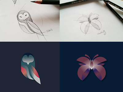 #LogoMarks-Vol.1-2 art direction branding design digital graphic design icon illustrator logo logo mark logotype sketch