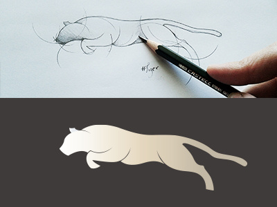 Tiger LogoMark animal artdirection branding design graphicdesign icon digital illustrator logo logomark logotype sketch