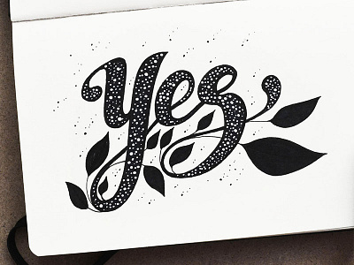 Say YES to new beginnings! by Melpomeni Chatzipanagiotou on Dribbble