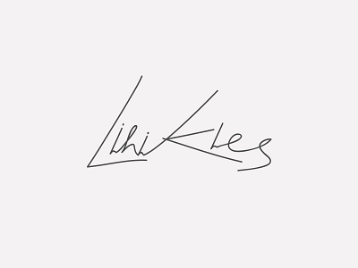 My Logo doodle kles lihi logo design typography