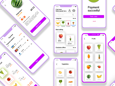 Ui/UX for healty food delivery app