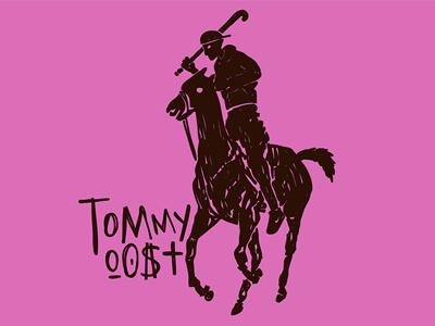 Tommy Oost logo polo rapper tommyoost typography