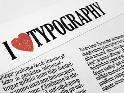 I ❤ TYPOGRAPHY art direction graphic design illustration print typography