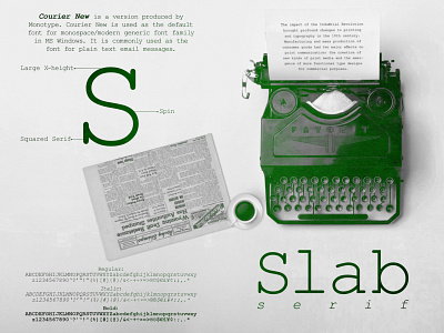 Slab Serif Typeface Classification