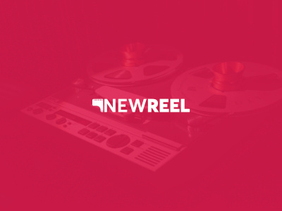 NewReel Logo creativelogo designf1 logo logodesigner new newreel reel usakthivel