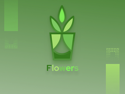 Flowers Logo flowers green logodesign nature
