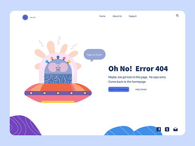 error 404 page not found app dailyui design ui ux web