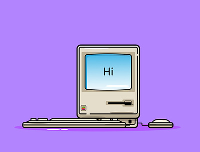 Computer apple apple design icon illustraion illustration vector