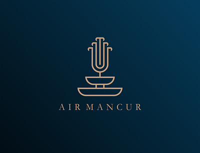 AIR MANCUR america brand identity branding brandmark design design art england graphic design icon ilustrator logo monogram logo typogaphy vector