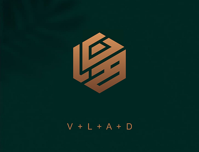 VLAD Logo Concept brand identity branding design icon illustration logo monogram logo ui ux vector