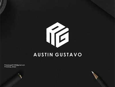 AUSTIN GUSTAVO Logo Concept 3d animation brand identity branding design graphic design icon illustration logo monogram logo motion graphics ui ux vector