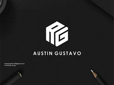 AUSTIN GUSTAVO Logo Concept 3d animation brand identity branding design graphic design icon illustration logo monogram logo motion graphics ui ux vector