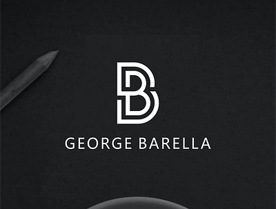 GEORGE BARELLA Logo Concept 3d animation brand identity branding design graphic design icon illustration logo monogram logo motion graphics ui ux vector