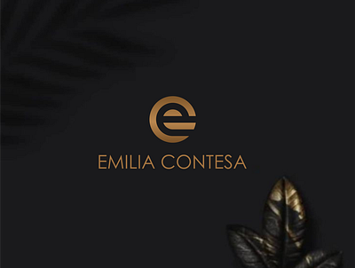 EMILIA CONTESA LOGO CONCEPT 3d animation brand identity branding design icon illustration logo monogram logo motion graphics ui ux vector