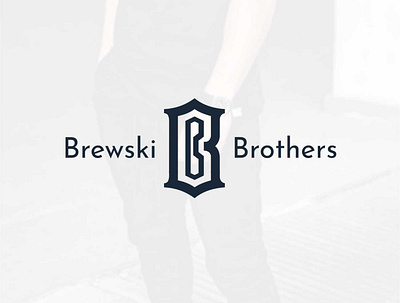 Brewski Brother Logo Concept branding design design art graphic design lo logo logobrand typography vector