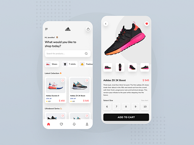 Adidas Shopping Mobile App