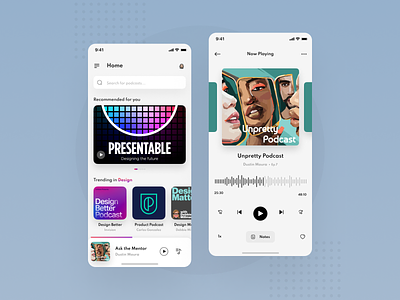 Podcast Mobile App Design