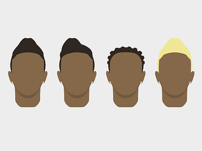 Lewis Hamilton's hairstyles