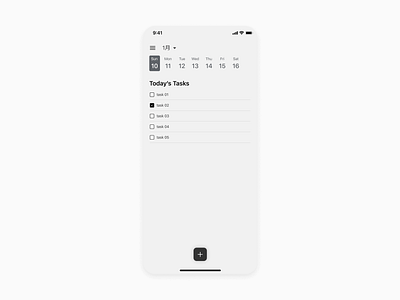 Daily UI #042 - ToDo List dailyuichallenge