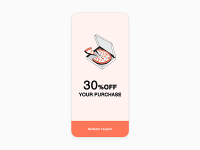 Daily UI #061 - Redeem Coupon dailyuichallenge