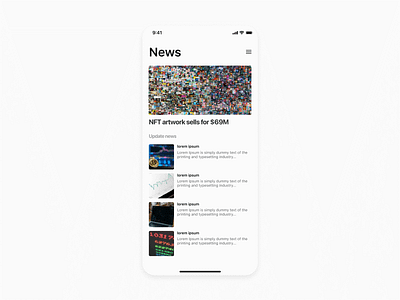 Daily UI #094 - News