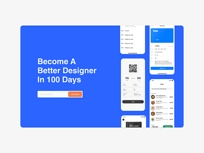 Daily UI #100 - Redesign Daily UI Landing Page