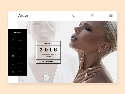 Atasay - Homepage design e-commerce home page ui web webdesign website