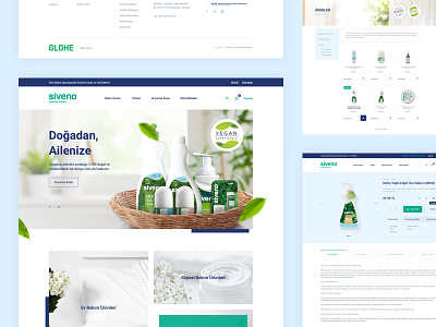Siveno - New web design design e-commerce homepage landingpage site siveno ui ux web website yalcin yalçın