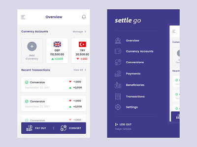 Settlego mobile app design overview