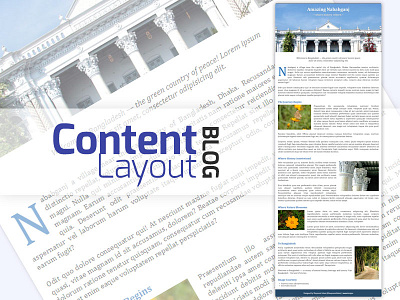 Content Layout featuring Nababganj article blog content magazine content