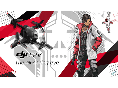 Crypto featuring DJI FPV apexlegends banner bannerdesign branding craniaxcreep crypto design dji drone ea illustration streamer streamerbanner twitch twitchbanner