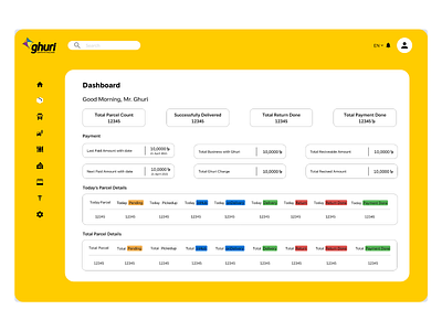 Dashboard Design ghuri illustration ui design website