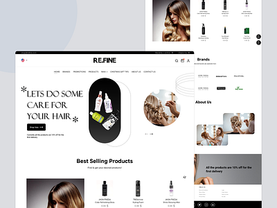 RE.FINE adobe xd branding design graphic design illustration logo ui ui design website
