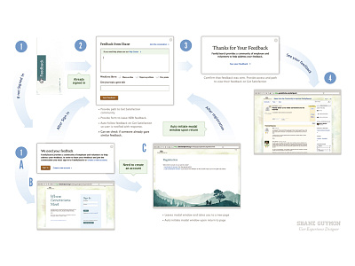 Feedback Flow user flow