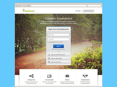 Sign In To Familysearch