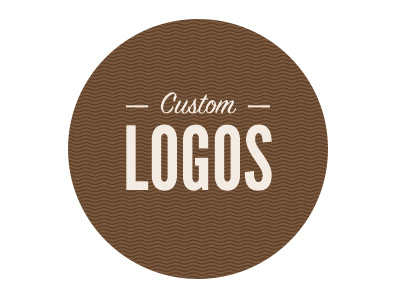 Custom Logos button graphic league gothic sign painter