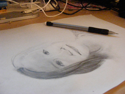 Drawing Hannah drawing hannah pencil