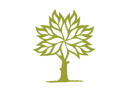 Tree green icon illustrator leaf logo tree