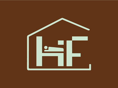 Hotel Logo brown design hotel house logo minimal simple typography