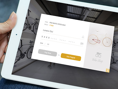 002 Credit Card Checkout / DailyUi bike blog credit card dailyui interface payment ui ui design ux web layout