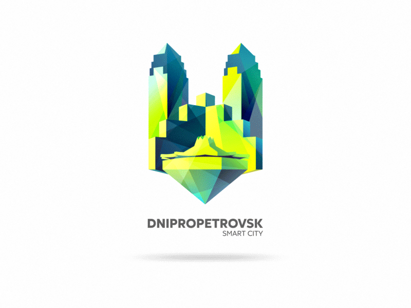 Dnipropentrovsk Smart City animation brand branding colors creative idea design dnepr identity logo logotype