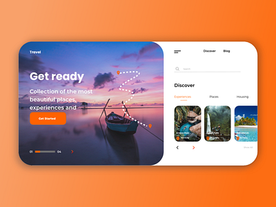 travel website adobe xd design figma ui ux ux web webdesign